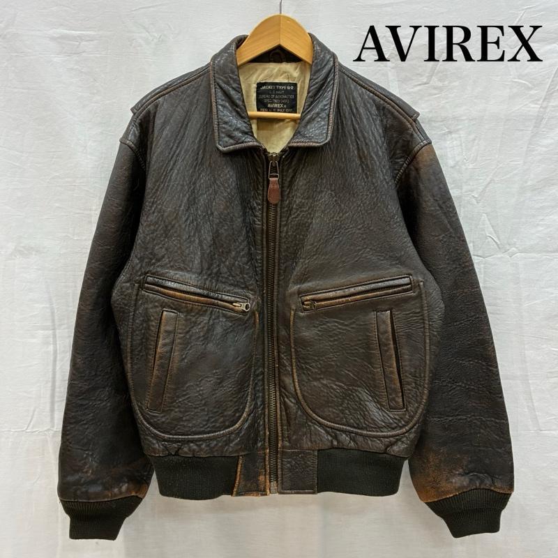 アヴィレックス G-2 レザー フライトジャケット ヴィンテージ S