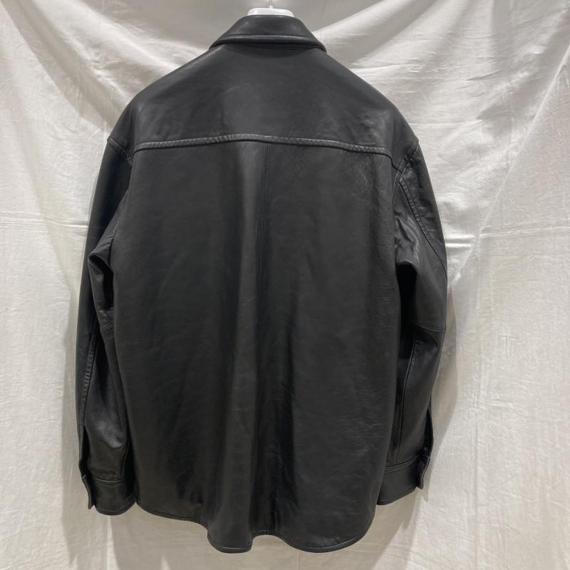 アヴィレックス レザー シャツ LEATHER CPO SHIRT 6111046 羊革