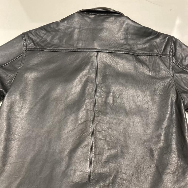 アヴィレックス レザー シャツ LEATHER CPO SHIRT 6111046 羊革
