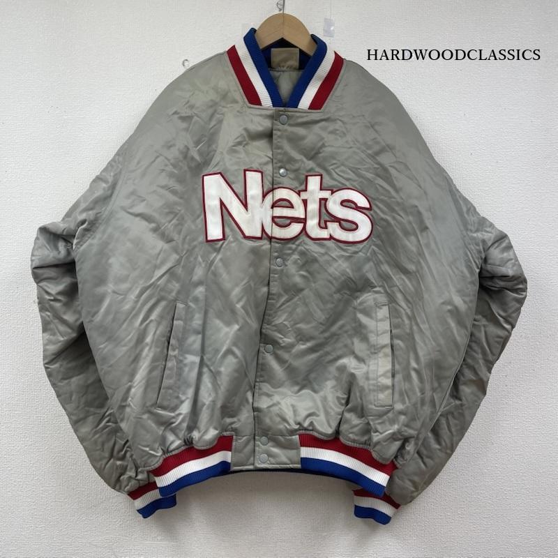 ハードウッドクラシック NBA Nets フルジップ ナイロン 中綿