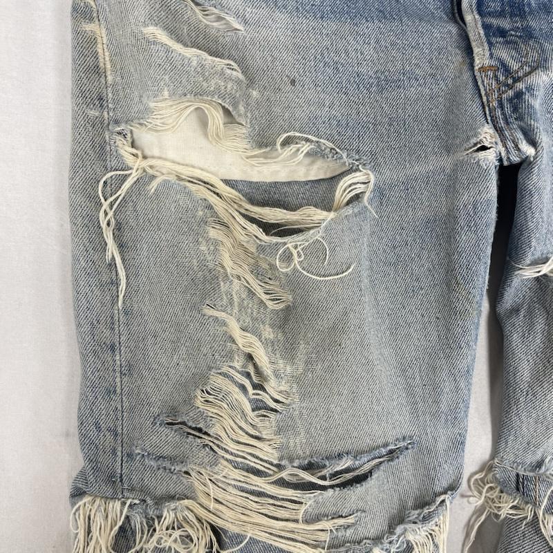 リーバイス 501 xx 653 96年製 ダメージ加工 ストレート デニム パンツ