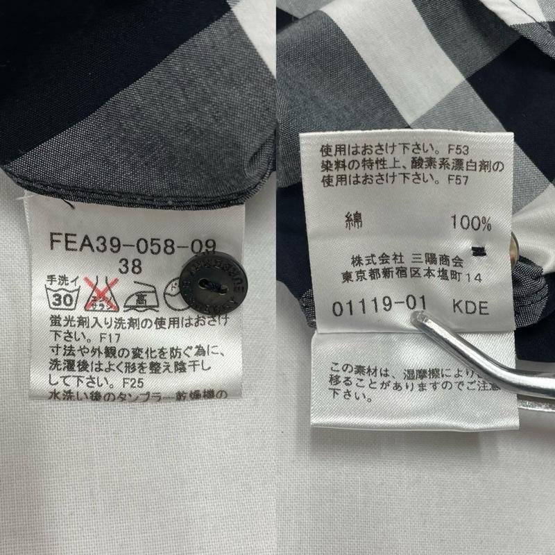 バーバリー ノースリーブ シャツ メガ チェック ホース ロゴ 刺繍