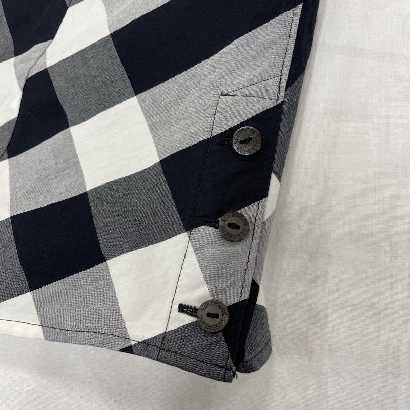 バーバリー ノースリーブ シャツ メガ チェック ホース ロゴ 刺繍