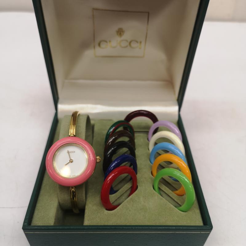 GUCCI（グッチ） チェンジベゼル 1/12.2 アナログ 腕時計 - 50152330