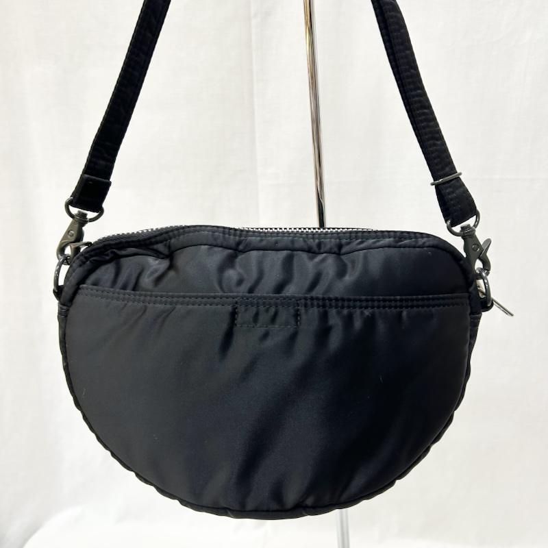 PORTER ポーター タンカー ショルダーバッグ ハーフムーン ブラック 黒 美品】PORTER ハーフムーン型ショルダーバッグ ブラック PORTER