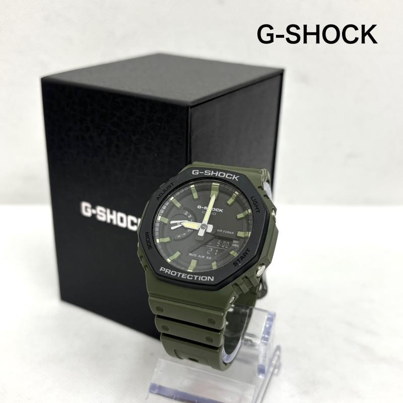 ジーショック 腕時計 GA-2110SU-3AJF カーキ カシオーク デジタル