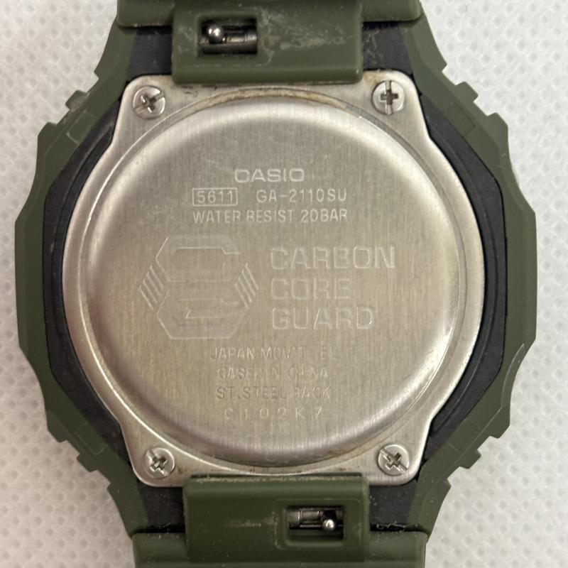 ジーショック 腕時計 GA-2110SU-3AJF カーキ カシオーク デジタル