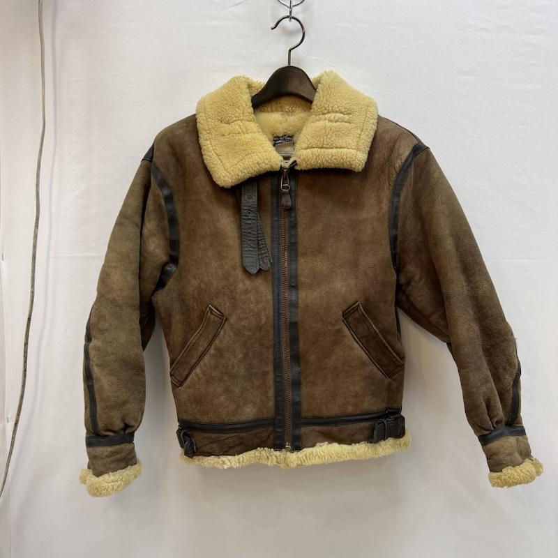 【AVIREX】B-3フライトジャケット size36 ムートン 革シープスキン アヴィレックス B-3 シープスキン レザー ムートン フライトジャケット