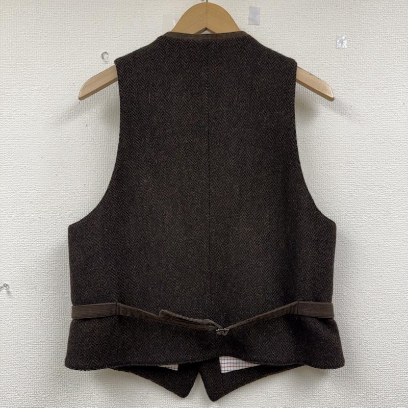 ビームス ハリスツイード ウール ベストアジャスター付き BDV5K121 S