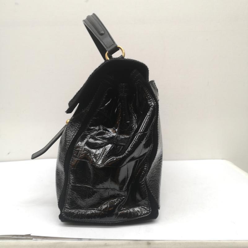 イヴサンローラン MUSE TWO ミューズトゥ ハラコ パテント レザー