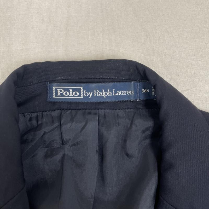 ポロバイラルフローレン 金ボタン テーラード ジャケット 紺 ブレ