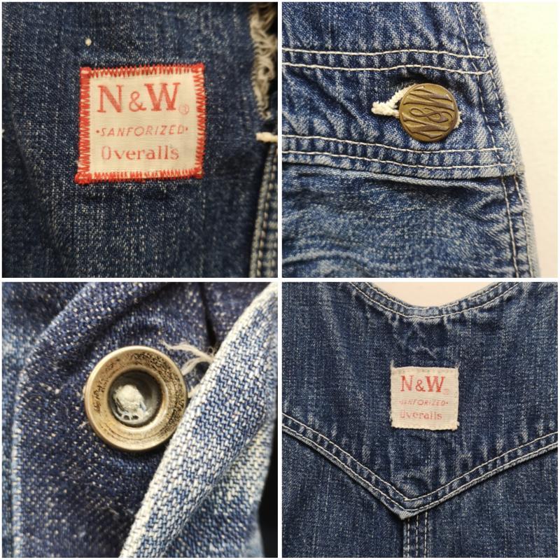 WARDS PIONEER カバー櫂 ヒッコリーストライプ-stripe 30S 楯タグ