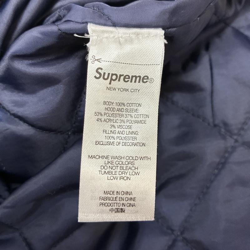 シュプリーム 22AW Fleece Hooded Denim Shirt フリース フーデッド