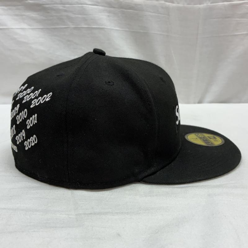 supreme ボックスロゴ　キャップ　ブラック　7 1/2サイズ シュプリーム NEWERA ニューエラ 21ss Championship Box Logo Cap