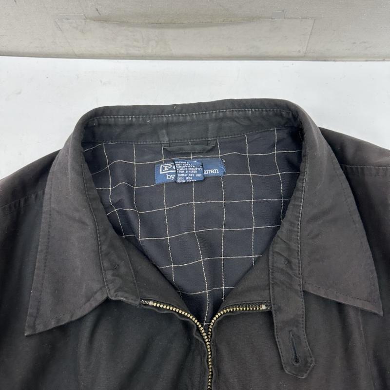 ポロラルフローレン 90s 裏地 チェック スイングトップ ジップ