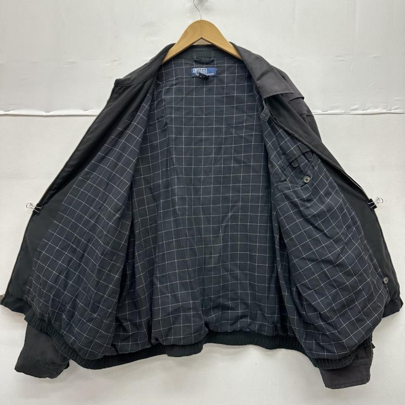 ポロラルフローレン 90s 裏地 チェック スイングトップ ジップ