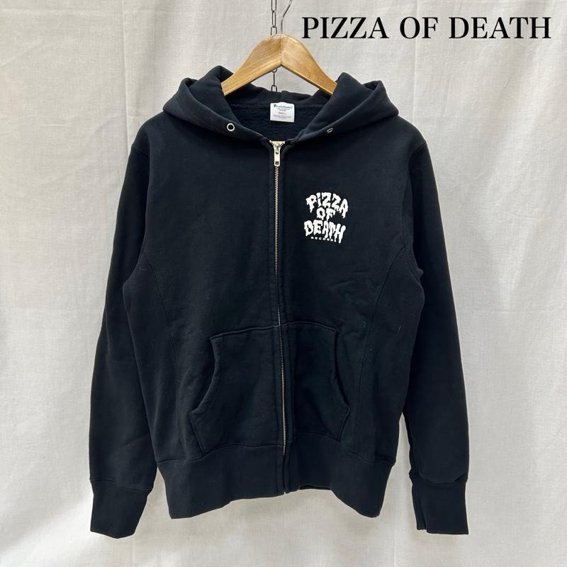 【未使用品】Pizza of Death 　ジップアップパーカー　 ブラックM Amazon.co.jp: PIZZA OF DEATH（ピザオブデス）ジップアップ パーカー