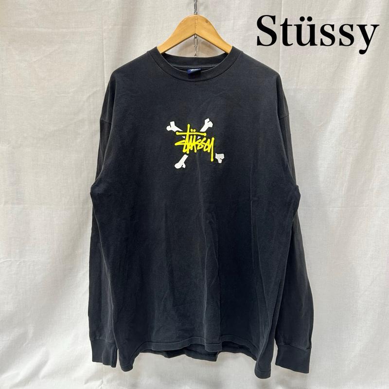 OLD STUSSY SPORTロンT USA製 XL ネイビ-ステューシー 2026年最新