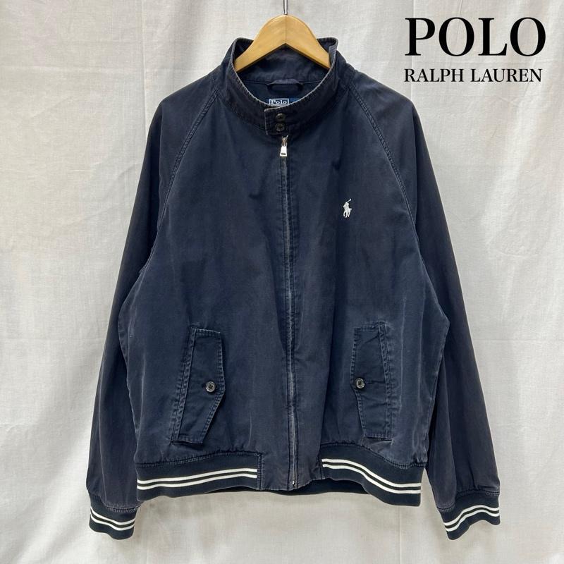 ポロラルフローレン 90s ハリントンジャケット スイングトップ 刺繍