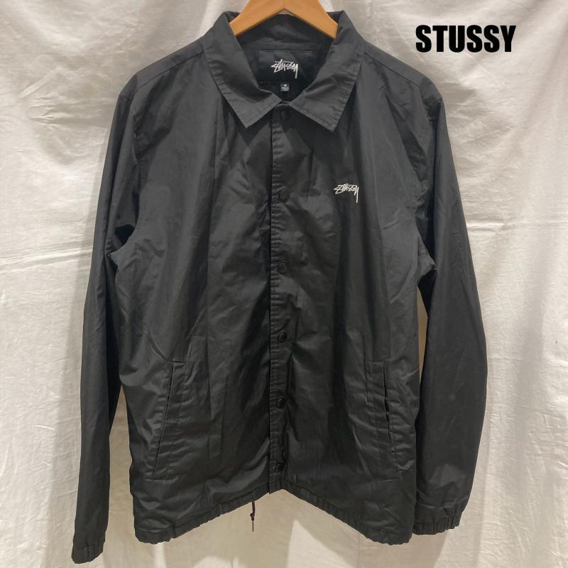 【美品・即完モデル】Stussy コーチジャケット ナイロンジャケット ステューシー コーチジャケット ナイロンジャケット 黒 ブラック