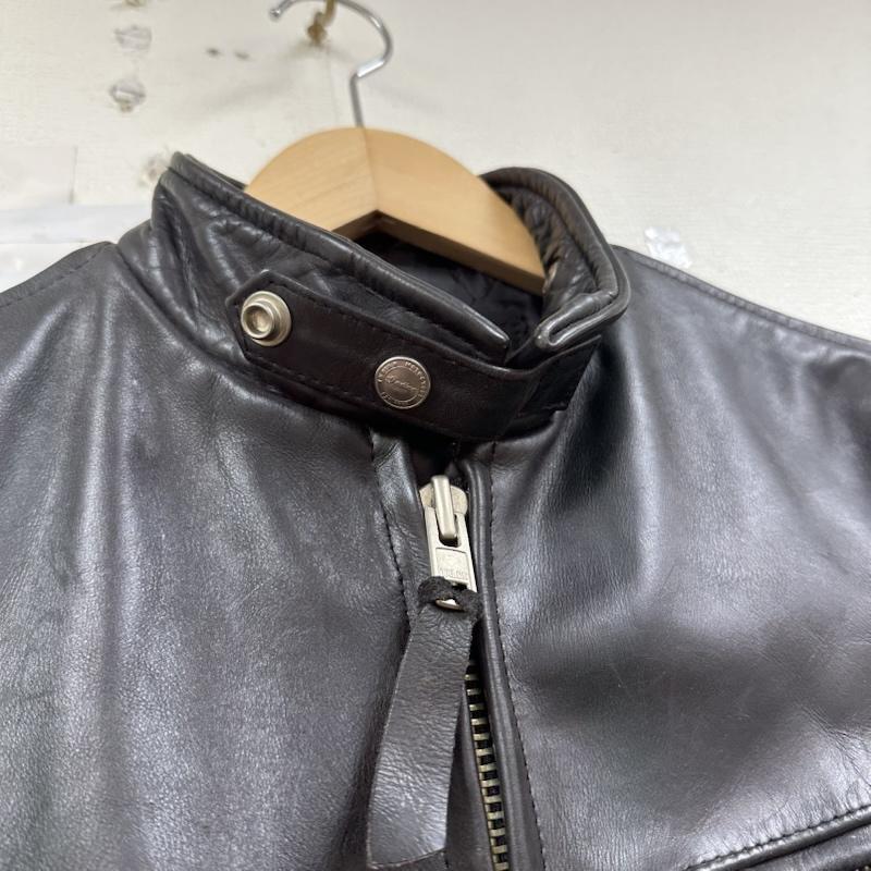 インディアン ステアハイド レザー シングル ライダース ジャケット 38 