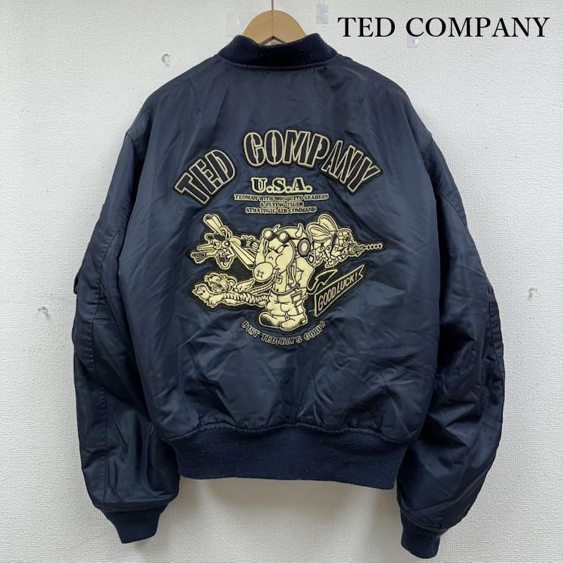 美品 TEDMAN MA-1 フライトジャケット ネイビー XL ワッペン テッドマン TED COMPANY MA-1 フライト ジャケット ワッペン 42