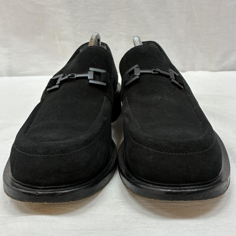 GUCCI（グッチ） 110 1470 オールブラック スエード ビット ローファー 