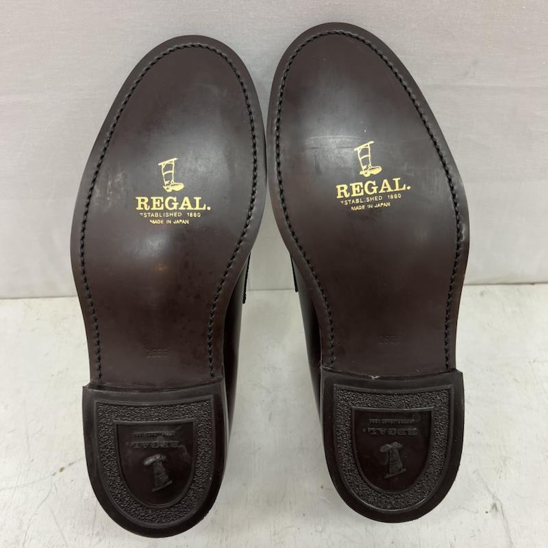 美品【REGAL】J640/ローファー/黒/25cm/2E リーガル J640 レザー コイン ローファー 25.0cm 50154168 : Classica