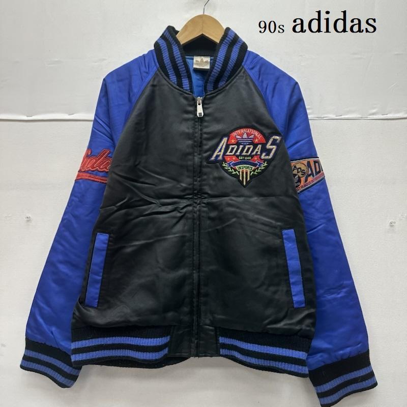 アディダス 90s デサント製 銀タグ ナイロン スタジャン AA-1125 L 
