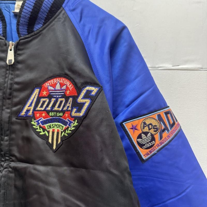 アディダス 90s デサント製 銀タグ ナイロン スタジャン AA-1125 L 