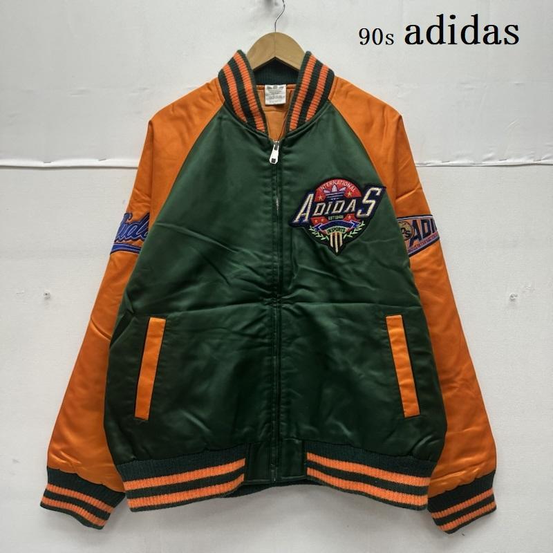 アディダス 90s デサント製 銀タグ ナイロン スタジャン AA-1125 XL 