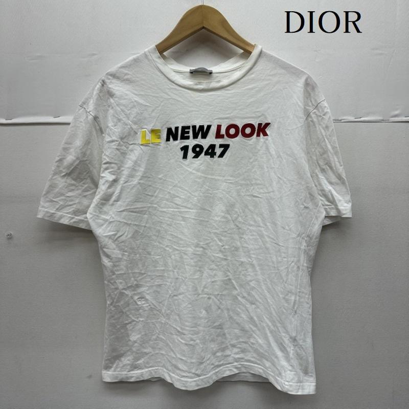 ディオール LE NEW LOCK 1947 フロント ロゴ プリント 半袖 Tシャツ