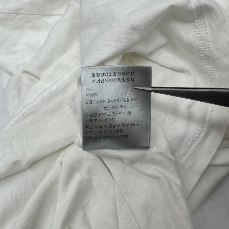 ディオール LE NEW LOCK 1947 フロント ロゴ プリント 半袖 Tシャツ
