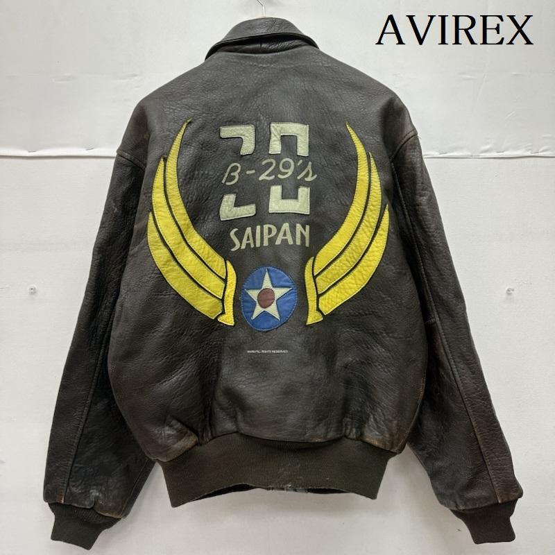 アヴィレックス A-2 フライト レザー ジャケット B-29 S 50154888