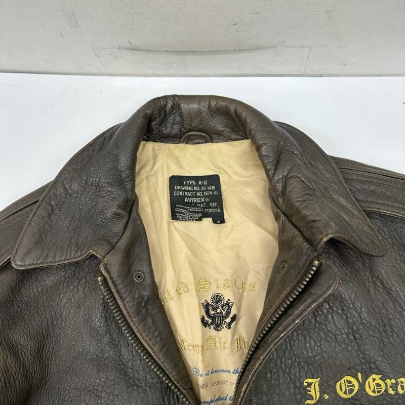 アヴィレックス A-2 フライト レザー ジャケット B-29 S 50154888
