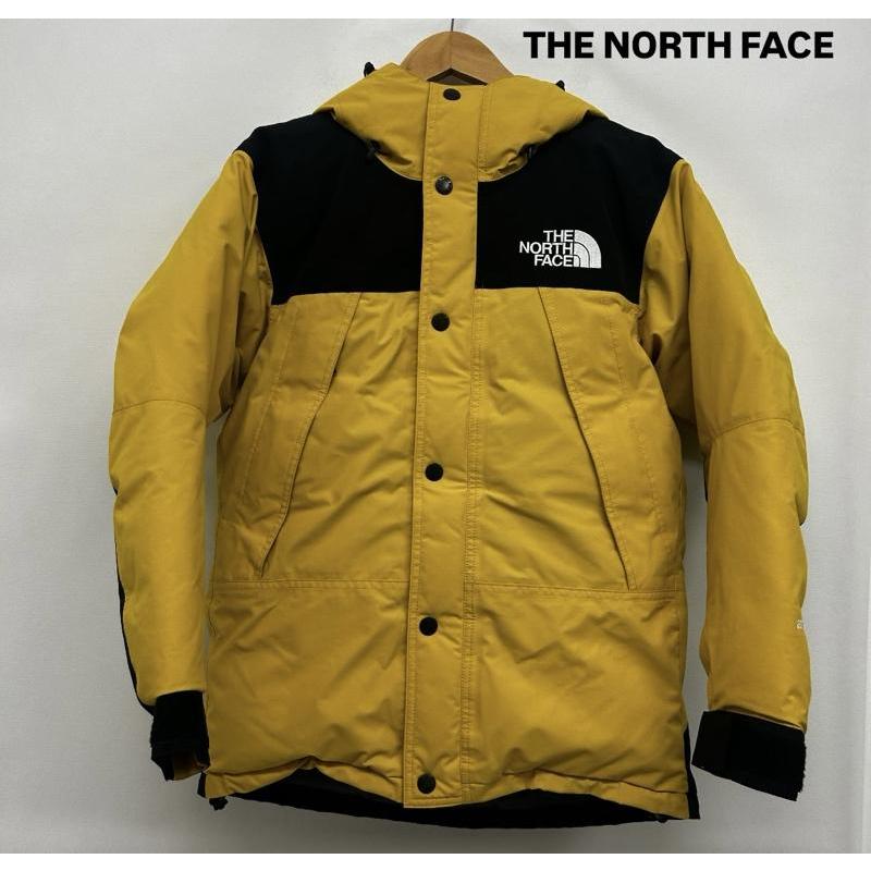 ノースフェイス マウンテン ダウンジャケット 黒x黄 Sサイズ ND91837 ザノースフェイス THE NORTH FACE ノースフェイス ND91837 Mountain