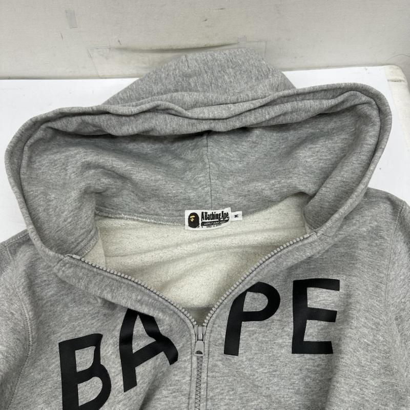 アベイシングエイプ BAPE プリント ダブル ジップ パーカー