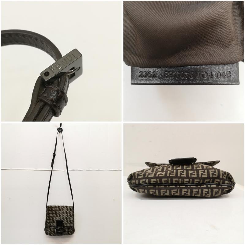 バッグ フェンディ ズッキーノ柄 ショルダーバッグ ポシェット 斜めかけ