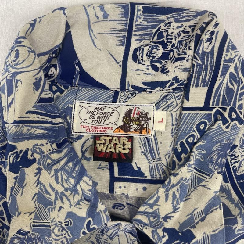 リアルマッコイズ　スターウォーズ　アロハシャツ　冒険王　00年代 ザリアルマッコイズ STAR WARS スターウォーズ 冒険王 アロハシャツ L