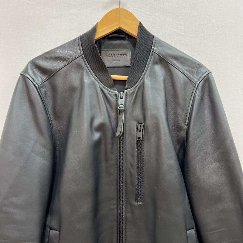オールセインツ レザー イボール ボンバージャケット MA-1 L 50156189