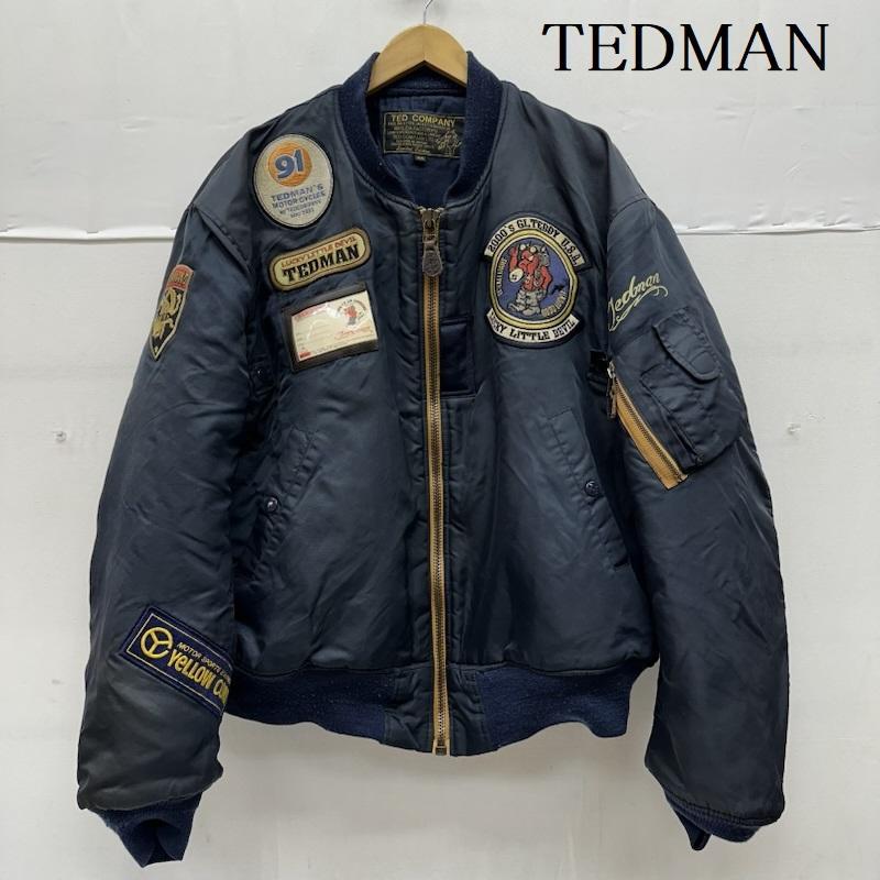 【美品】 ブラック MA-1ジャケット ワッペン テッドマン MA-1 フライト ジャケット ワッペン 2067262 44 50156274