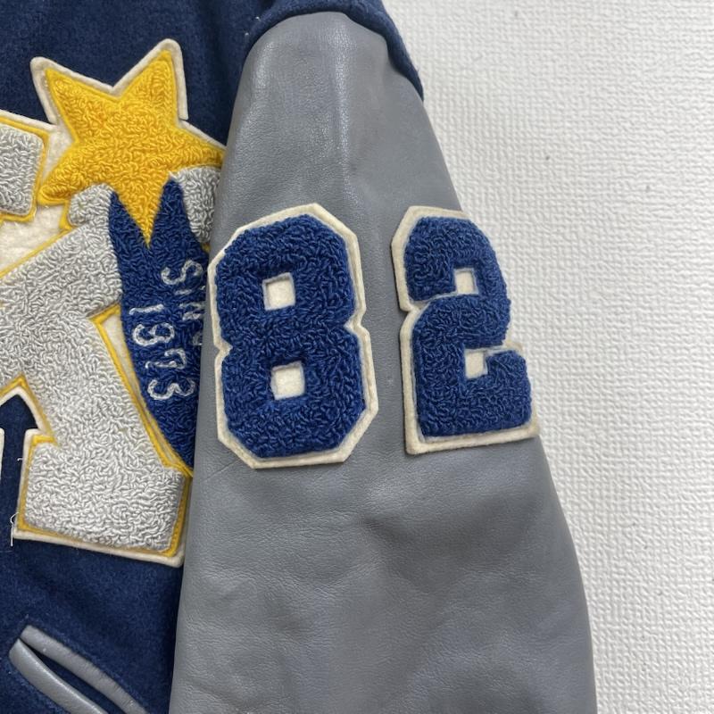 古着 BUTWIN USA製 スタジアム ジャンパー Pure TENNIS TEAM ロゴ 刺繍 