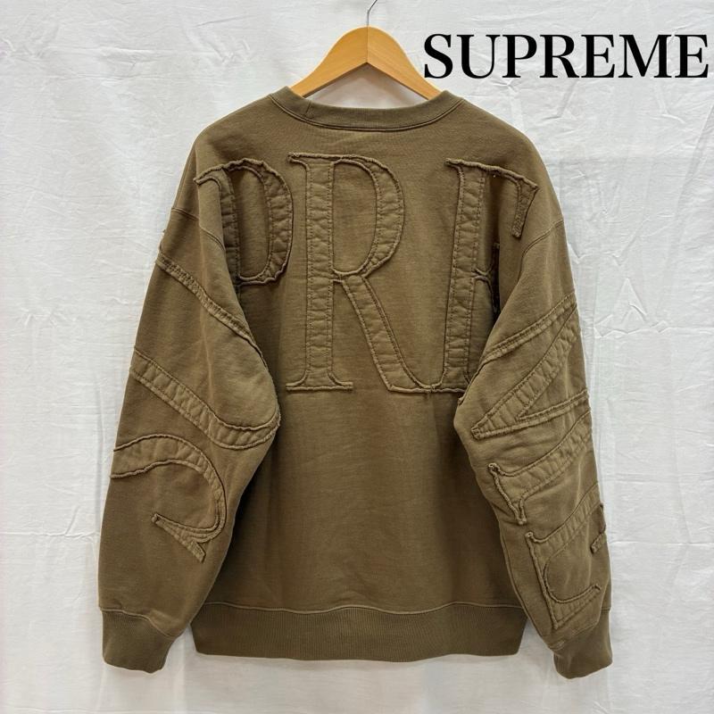 シュプリーム 22ss Tonal Applique Crewneck Sweat Shirt トーナル 