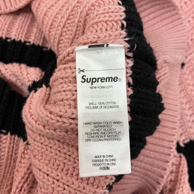 シュプリーム 25ss Loose Gauge Stripe Small Box Sweater ルーズ