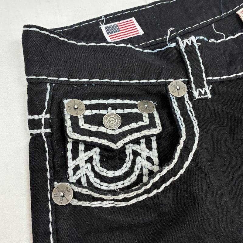 トゥルーレリジョン JOHNNY SUPER T 24-803MYBT USA製 5P デニムパンツ