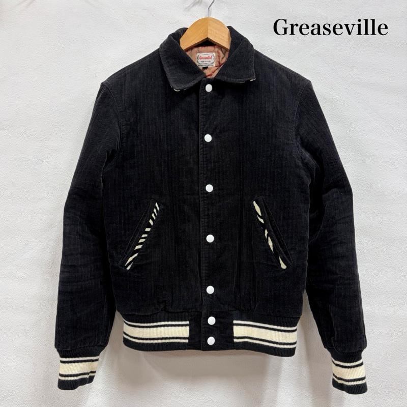 GREASEVILLE! グリースエビル コーデュロイ スタジャン ブルゾン