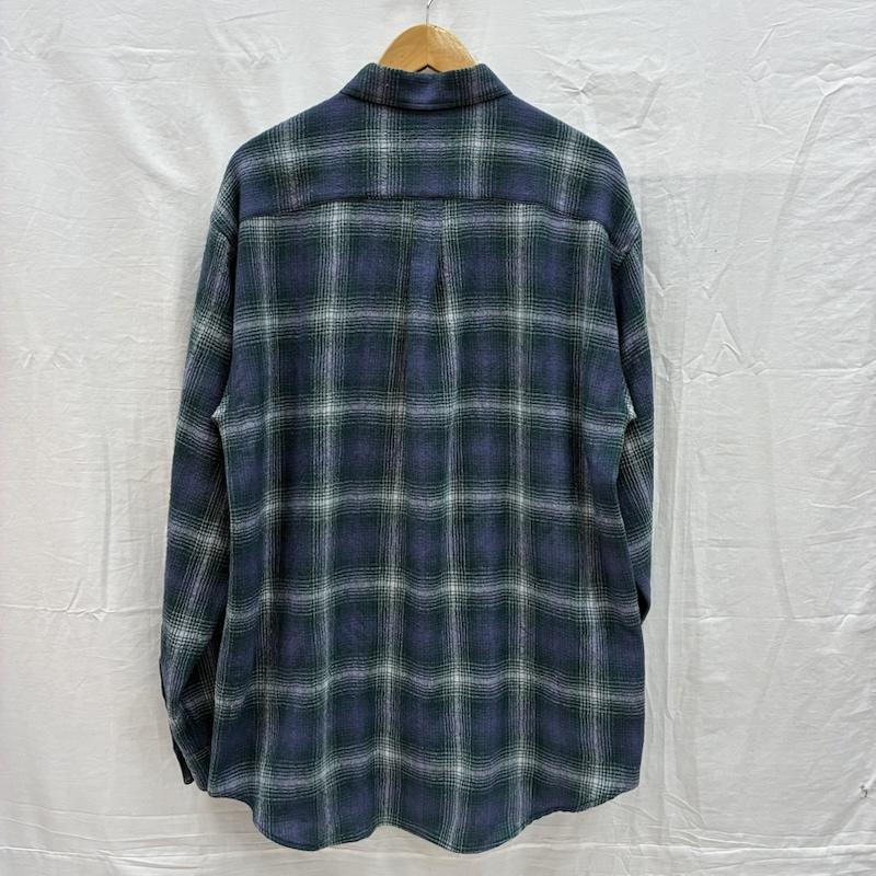 オーラリー 25AW AIRY WOOL CHECK SHIRT エアリー ウール チェック