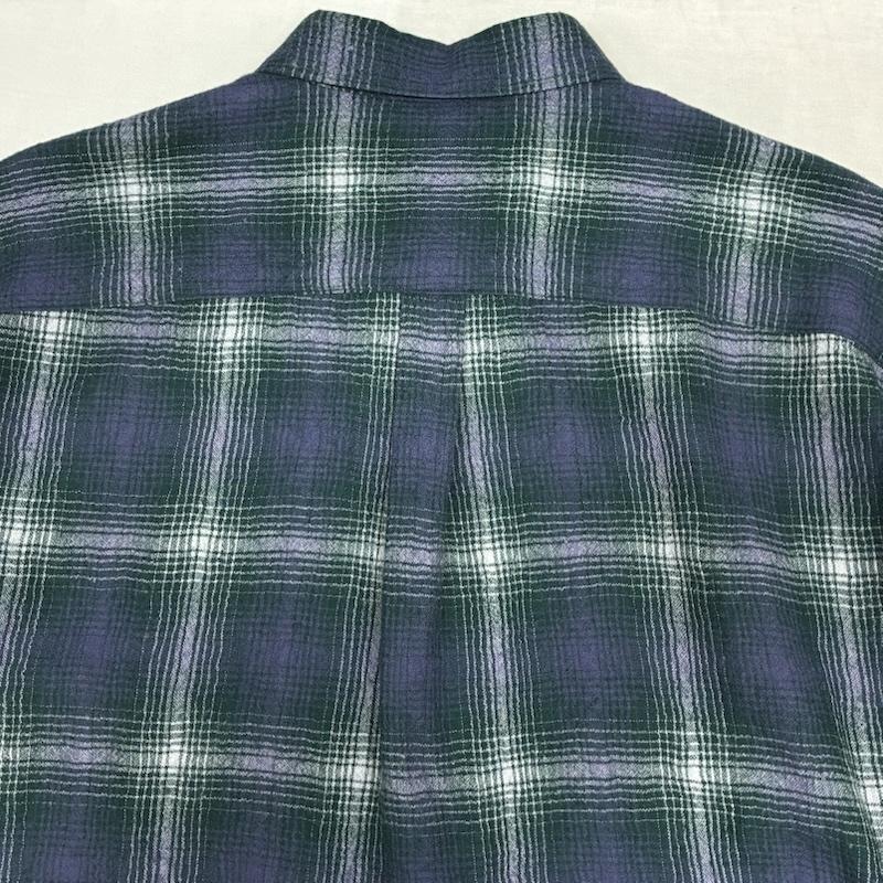 オーラリー 25AW AIRY WOOL CHECK SHIRT エアリー ウール チェック