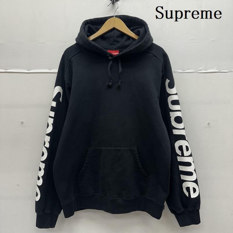 シュプリーム 18ss Sideline Hooded sweatshirt ライン ロゴ パーカー 