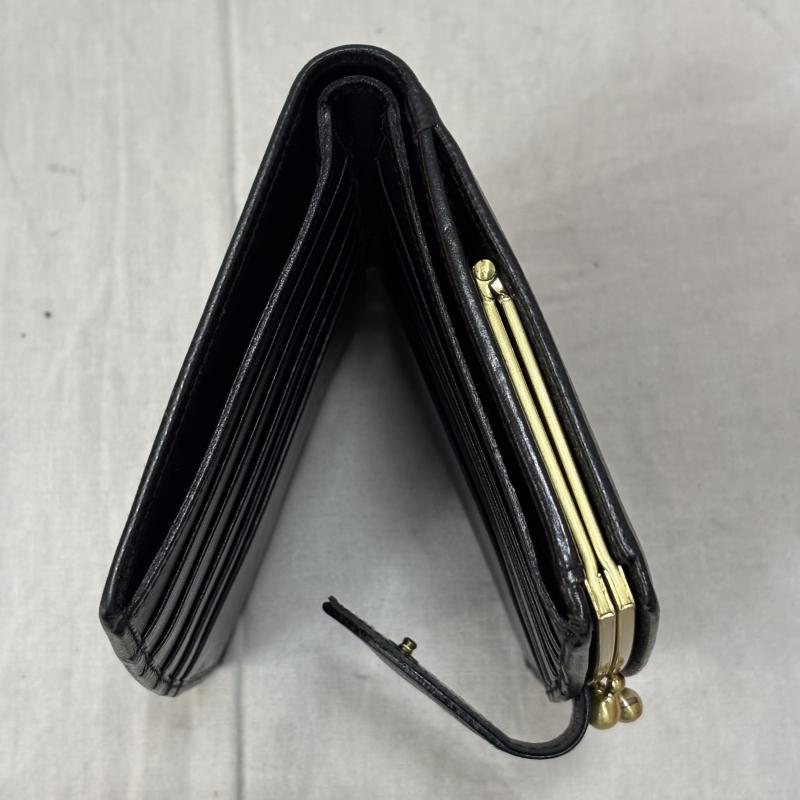 コーチ OLDCOACH オールドコーチ 二つ折り財布 がま口財布 ブラック